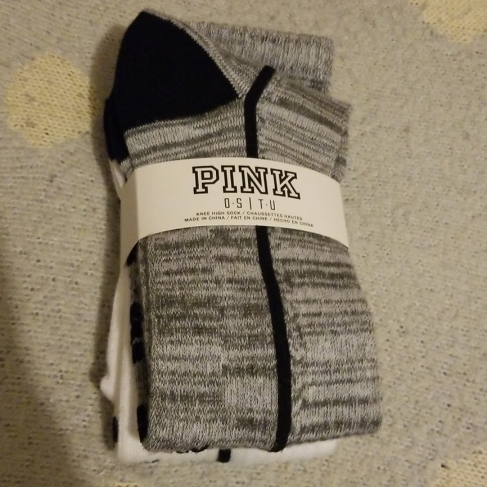 Victorias Secret 2 pack knee high socks